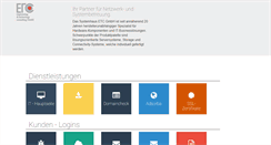 Desktop Screenshot of etc-gmbh.de